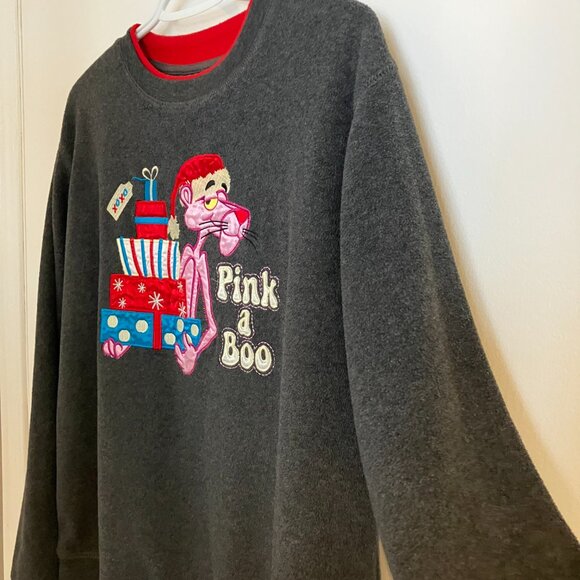Retro Pink Panther Women's Christmas Sweatshirt Size M - Picture 5 of 12